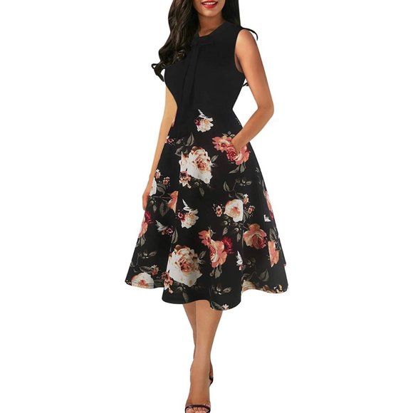 Oxiuli Dresses & Skirts - Oxiuli Fashion Vintage A-Line Party Dress L